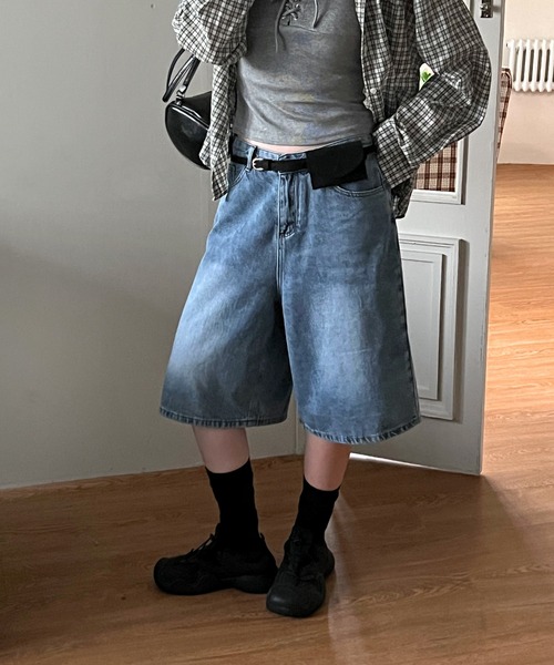 デニムバミューダパンツ/2025 SS COLLECTION（デニムパンツ