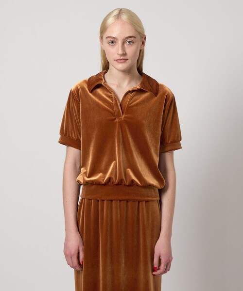 Steven alan  スキッパー ネック プルオーバー ライト Steven Alan スキッパー ネック プルオーバー ライト - メルカリ