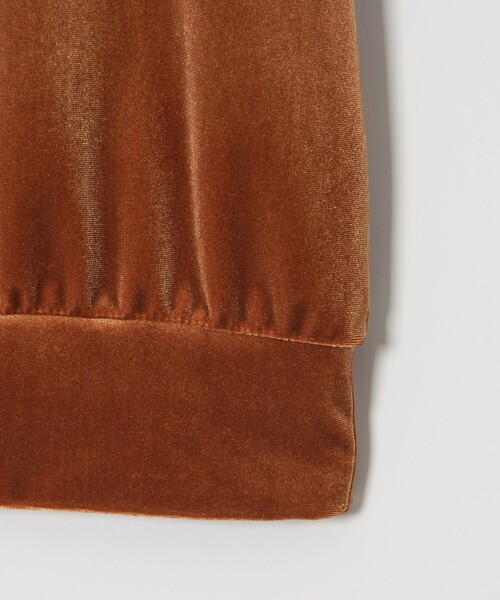 Steven Alan（スティーブンアラン）の「＜Steven Alan＞ベロア スキッパー ネック プルオーバー（Tシャツ/カットソー・レディース・ブラック/ダークブラウン・FREE）」の13枚目の写真