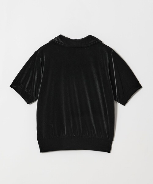 Steven Alan＞ベロア スキッパー ネック プルオーバー（Tシャツ