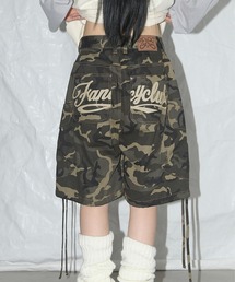 ★FANCY CLUB★バックロゴ バミューダパンツ ☆aespa ウィンター 着用！！【FANCY CLUB】Cargo Lettering