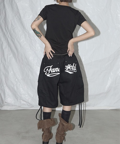【FANCY CLUB】人気/送料関税込★BUTTON-UP BERMUDA SWEATPANTS NASTY FANCY CLUB】BUTTON-UP BERMUDA SWEATPANTS（スウェット