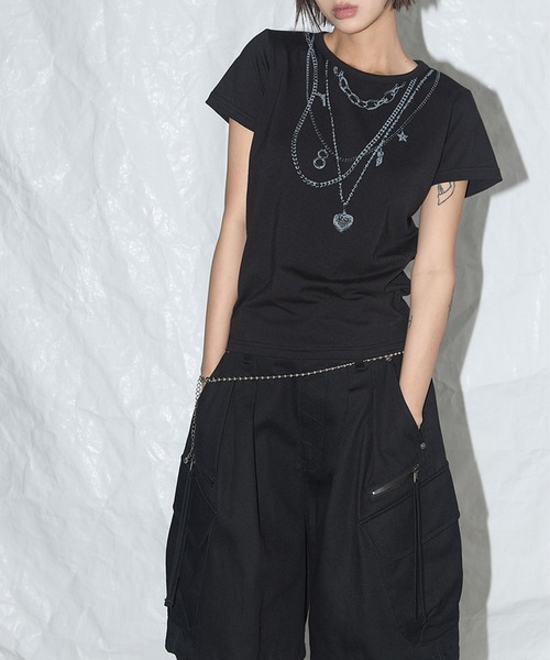 FANCY CLUB/ファンシークラブ CARGO LETTERING BERMUDA PANTS