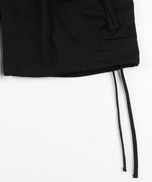Cargo Lettering Bermuda Pants (Black) F25QD889 - FANCY CLUB