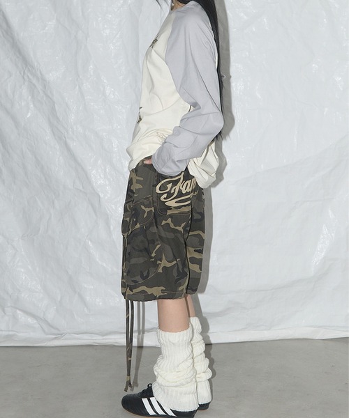 FANCY CLUB/ファンシークラブ CARGO LETTERING BERMUDA PANTS