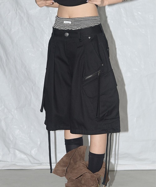 FANCY CLUB/ファンシークラブ CARGO LETTERING BERMUDA PANTS