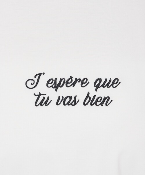 abahouse mavie(アバハウスマヴィ)の「刺繍ロゴTシャツ/半袖(Tシャツ/カットソー・レディース・グレー系その他2/ホワイト系その他2/グレー系その他/ホワイト系その他・フリー)」の9枚目の写真