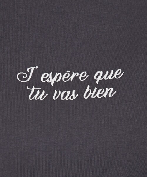 abahouse mavie(アバハウスマヴィ)の「刺繍ロゴTシャツ/半袖(Tシャツ/カットソー・レディース・グレー系その他2/ホワイト系その他2/グレー系その他/ホワイト系その他・フリー)」の14枚目の写真