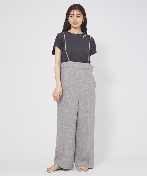 abahouse mavie(アバハウスマヴィ)の「刺繍ロゴTシャツ/半袖(Tシャツ/カットソー・レディース・グレー系その他2/ホワイト系その他2/グレー系その他/ホワイト系その他・フリー)」の20枚目の写真