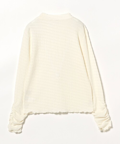 B:MING by BEAMS(ビーミングバイビームス)の「カット ジャカード ハイネック トップス(Tシャツ/カットソー・レディース・ホワイト系その他5/ブラック/ブラウン系その他・ONE SIZE)」の5枚目の写真