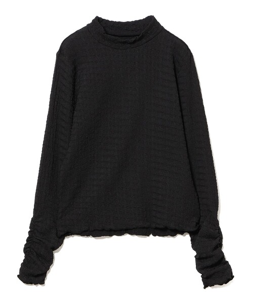 B:MING by BEAMS(ビーミングバイビームス)の「カット ジャカード ハイネック トップス(Tシャツ/カットソー・レディース・ホワイト系その他5/ブラック/ブラウン系その他・ONE SIZE)」の7枚目の写真
