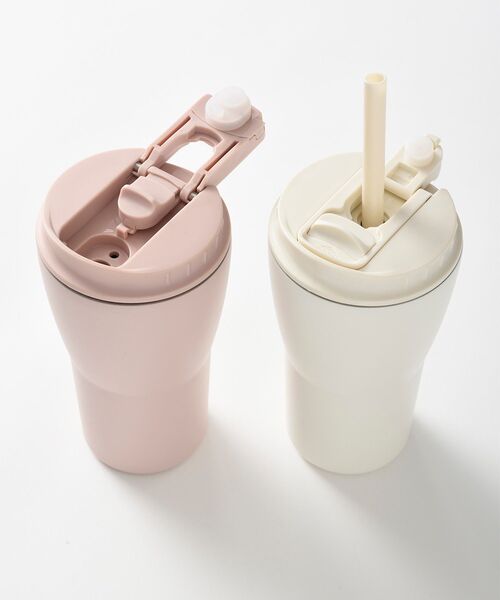 BRUNO（ブルーノ）の「2WAYストロータンブラー M（グラス/マグカップ/タンブラー・レディース・ホワイト/グレー系その他/ピンク・ﾌﾘ-）」の7枚目の写真
