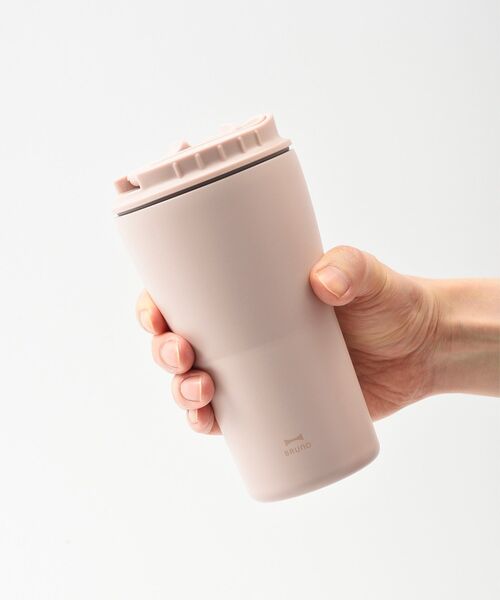 BRUNO（ブルーノ）の「2WAYストロータンブラー M（グラス/マグカップ/タンブラー・レディース・ホワイト/グレー系その他/ピンク・ﾌﾘ-）」の9枚目の写真