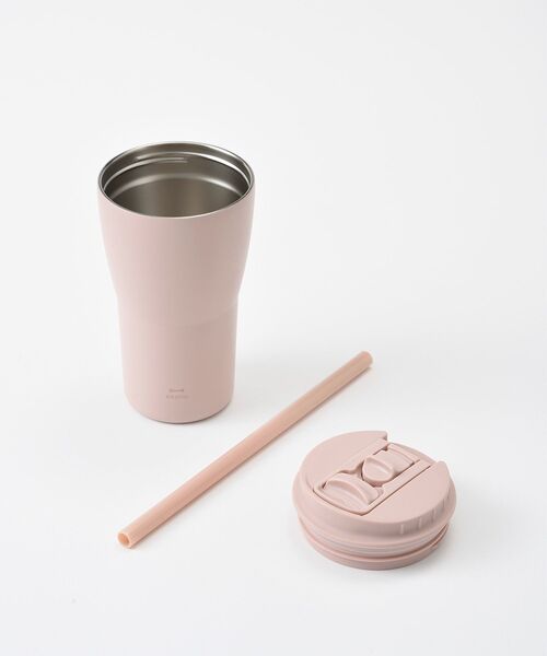 BRUNO（ブルーノ）の「2WAYストロータンブラー M（グラス/マグカップ/タンブラー・レディース・ホワイト/グレー系その他/ピンク・ﾌﾘ-）」の3枚目の写真