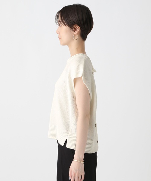 Elura（エルーラ）の「リネンコンフレンチプルオーバー/491471（ニット/セーター・レディース・ブラック/ライトブルー/ホワイト・FREE）」の13枚目の写真