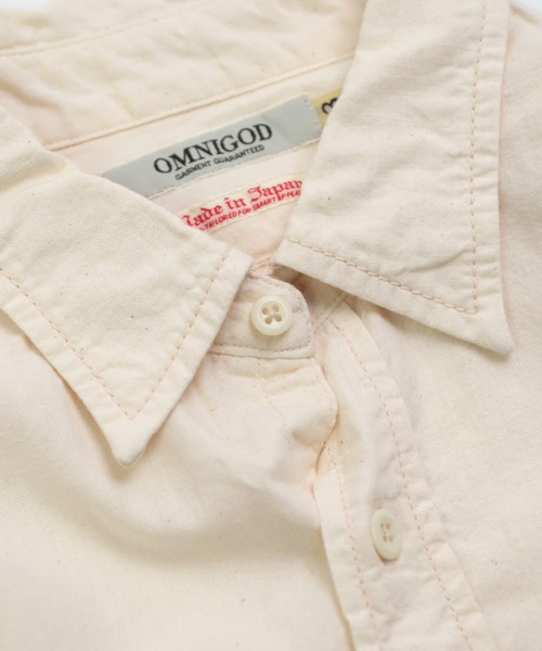 OMNIGOD（オムニゴッド）の「[OMNIGOD mens / オムニゴッド] 生成りシャンブレー ワークシャツⅢ（シャツ/ブラウス・メンズ・アイボリー・2/3/4）」の15枚目の写真