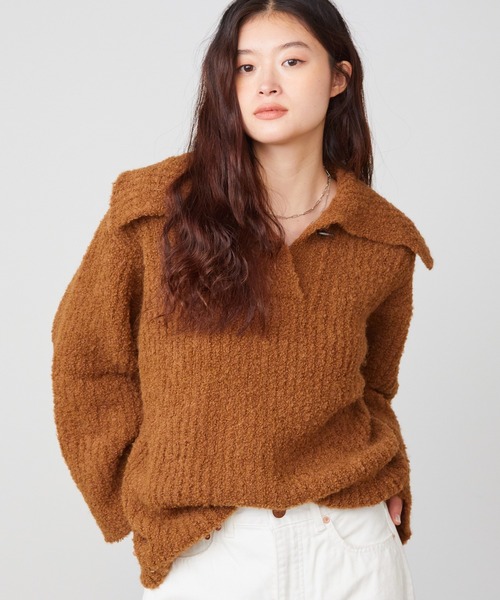 SAYAKA DAVIS/サヤカ デイヴィス Knit Polo ニットポロシャツ（ニット