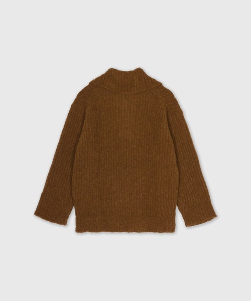 SAYAKADAVIS（サヤカディヴィス）の「SAYAKA DAVIS/サヤカ デイヴィス Knit Polo ニットポロシャツ（ニット/セーター・レディース・ブラウン/クリーム・S）」の4枚目の写真