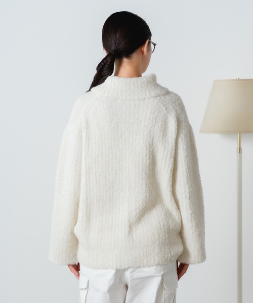 SAYAKADAVIS（サヤカディヴィス）の「SAYAKA DAVIS/サヤカ デイヴィス Knit Polo ニットポロシャツ（ニット/セーター・レディース・ブラウン/クリーム・S）」の21枚目の写真