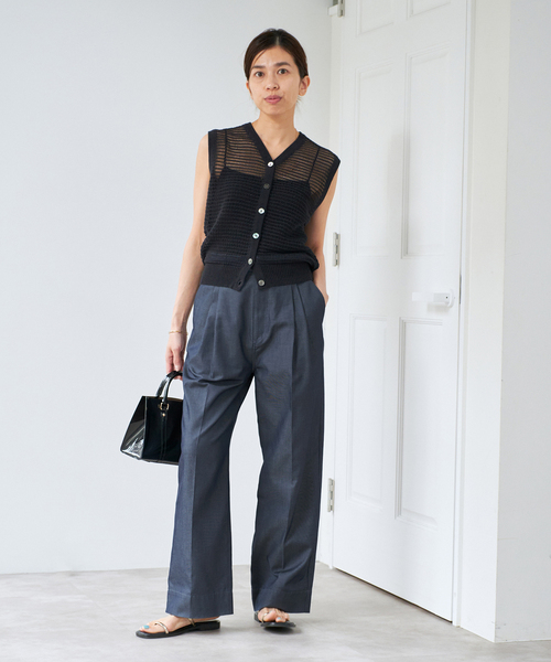 IENA(イエナ)の「《WEB限定/追加》デニムスラックス(デニムパンツ・レディース・ブルー・34/36/38/40)」の14枚目の写真