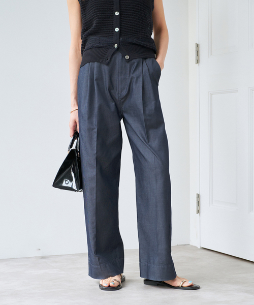 IENA(イエナ)の「《WEB限定/追加》デニムスラックス(デニムパンツ・レディース・ブルー・34/36/38/40)」の17枚目の写真