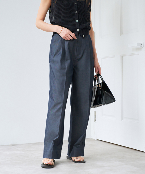 IENA(イエナ)の「《WEB限定/追加》デニムスラックス(デニムパンツ・レディース・ブルー・34/36/38/40)」の18枚目の写真