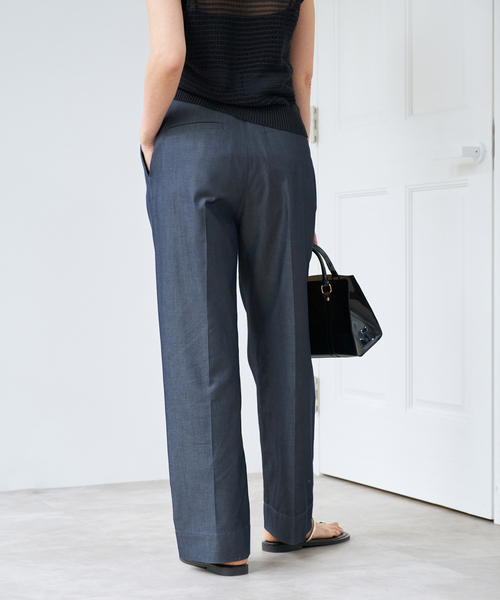 IENA(イエナ)の「《WEB限定/追加》デニムスラックス(デニムパンツ・レディース・ブルー・34/36/38/40)」の4枚目の写真