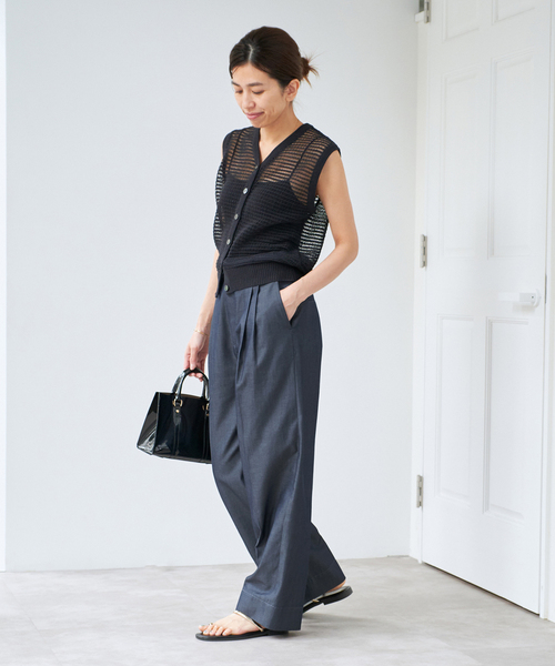 IENA(イエナ)の「《WEB限定/追加》デニムスラックス(デニムパンツ・レディース・ブルー・34/36/38/40)」の5枚目の写真