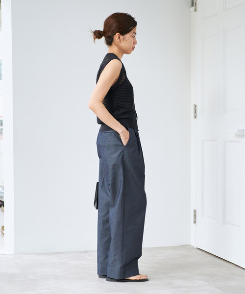 IENA(イエナ)の「《WEB限定/追加》デニムスラックス(デニムパンツ・レディース・ブルー・34/36/38/40)」の6枚目の写真