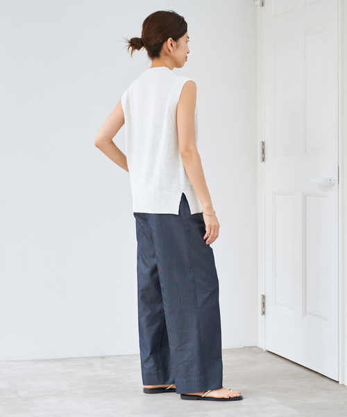 IENA(イエナ)の「《WEB限定/追加》デニムスラックス(デニムパンツ・レディース・ブルー・34/36/38/40)」の19枚目の写真