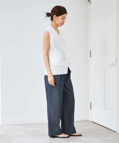 IENA(イエナ)の「《WEB限定/追加》デニムスラックス(デニムパンツ・レディース・ブルー・34/36/38/40)」の20枚目の写真