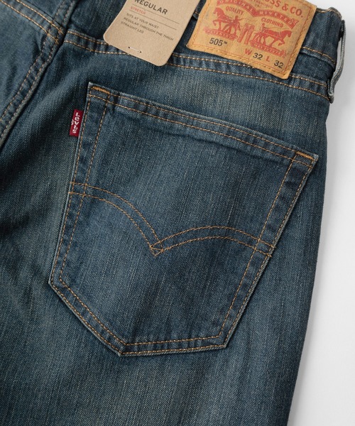 Levi's（リーバイス）の「【74】【Levi's/リーバイス】505 REGULAR STRAIGHT/505レギュラーストレート/ストレッチ（デニムパンツ・メンズ・インディゴブルー/ダークインディゴブルー/ライトブルー/ブルー・32inch/33inch/34inch/36inch/31inch/30 inch/30inch/29inch/28inch）」の14枚目の写真