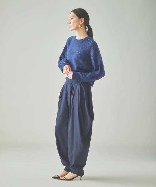 【最終値下げ】Curensology　カレンソロジー　ニットプルオーバー セール】Curensology(カレンソロジー)/スパングルニットプルオーバー