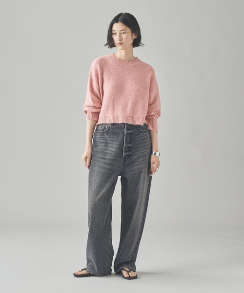 Curensology（カレンソロジー）の「Curensology(カレンソロジー)/スパングルニットプルオーバー（ニット/セーター・レディース・グレー/ライトピンク/ネイビー/モカ/ダークブラウン・FREE）」の20枚目の写真