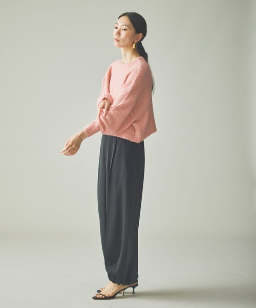 Curensology（カレンソロジー）の「Curensology(カレンソロジー)/スパングルニットプルオーバー（ニット/セーター・レディース・グレー/ライトピンク/ネイビー/モカ/ダークブラウン・FREE）」の22枚目の写真