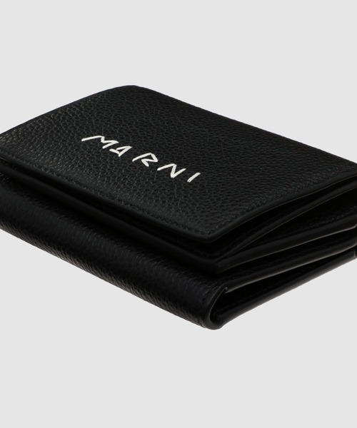 MARNI（マルニ）の「MENDING CALF LEATHER / 3つ折り財布（財布・メンズ・ブラック/マスタード/ボルドー/ブラウン/ダークグリーン・ONE SIZE）」の12枚目の写真