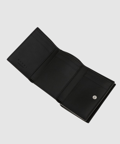 MARNI（マルニ）の「MENDING CALF LEATHER / 3つ折り財布（財布・メンズ・ブラック/マスタード/ボルドー/ブラウン/ダークグリーン・ONE SIZE）」の9枚目の写真