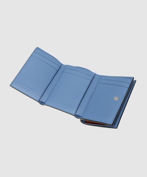 MARNI（マルニ）の「MENDING CALF LEATHER / 3つ折り財布（財布・メンズ・ブラック/マスタード/ボルドー/ブラウン/ダークグリーン・ONE SIZE）」の14枚目の写真