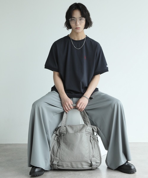 エンボス加工 2way ヴィンテージ ビッグトート/ショルダーバッグ