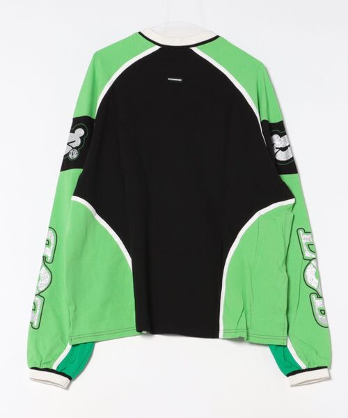 Little sunny bite(リトルサニーバイト)の「/little sunny bite/numbering long tee(Tシャツ/カットソー・レディース・ピンク/ブラック/ホワイト・MEDIUM/SMALL)」の5枚目の写真