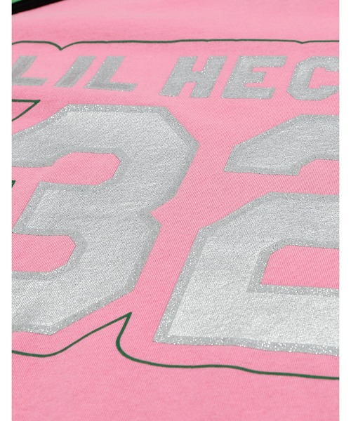 Little sunny bite(リトルサニーバイト)の「/little sunny bite/numbering long tee(Tシャツ/カットソー・レディース・ピンク/ブラック/ホワイト・MEDIUM/SMALL)」の15枚目の写真