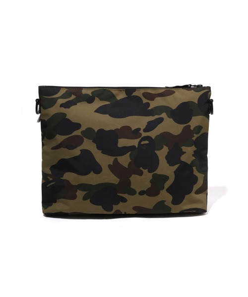 A BATHING APE(アベイシングエイプ)の「1ST CAMO SACOCHE(ショルダーバッグ・メンズ・グリーン/イエロー・FREE)」の5枚目の写真