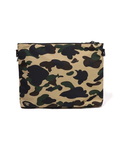 A BATHING APE(アベイシングエイプ)の「1ST CAMO SACOCHE(ショルダーバッグ・メンズ・グリーン/イエロー・FREE)」の6枚目の写真