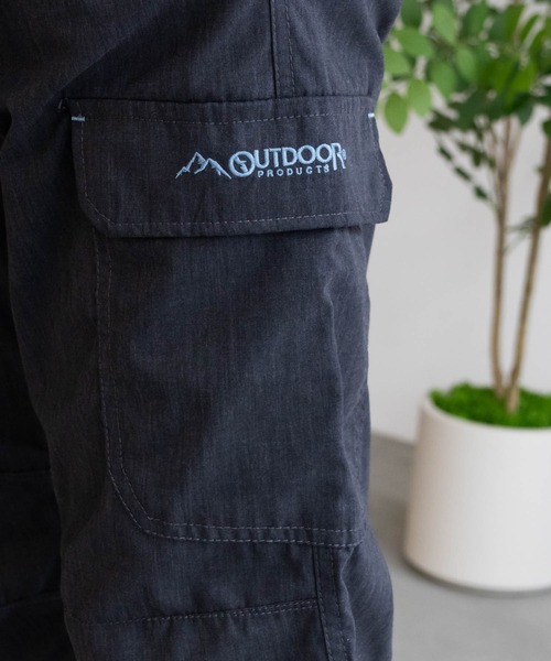 OUTDOOR PRODUCTS(アウトドアプロダクツ)の「OUTDOOR クライミングカーゴクロップドパンツ【接触冷感 ドライ UVカット】(カーゴパンツ・メンズ・チャコールグレー/ブラック/カーキ/ベージュ・M/L/XL)」の16枚目の写真