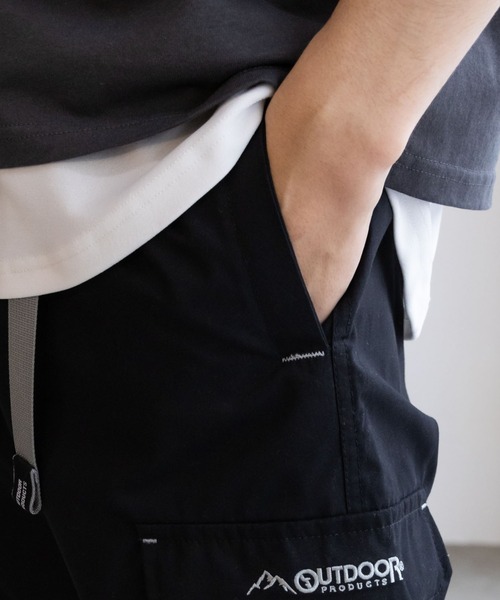 OUTDOOR PRODUCTS(アウトドアプロダクツ)の「OUTDOOR クライミングカーゴクロップドパンツ【接触冷感 ドライ UVカット】(カーゴパンツ・メンズ・チャコールグレー/ブラック/カーキ/ベージュ・M/L/XL)」の10枚目の写真