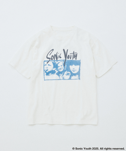 sonic youth ソニックユースtシャツ肩幅58身幅60着丈70 L美品 SONIC YOUTH / ソニック・ユース 別注 プリント Tシャツ（T
