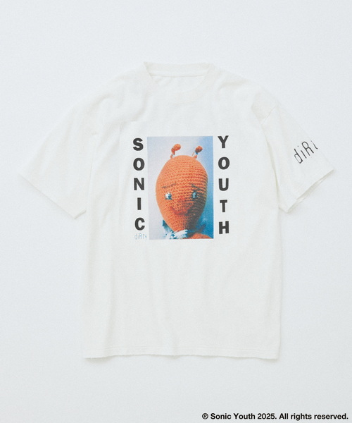 JOURNAL STANDARD（ジャーナルスタンダード）の「SONIC YOUTH / ソニック・ユース 別注 プリント Tシャツ（Tシャツ/カットソー・メンズ・ブラック系その他/ブラック/アーミー/ホワイト/ホワイト系その他/ブラウン/パープル・SMALL/MEDIUM/LARGE）」の2枚目の写真