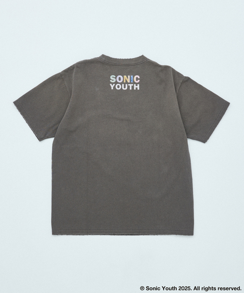 Sonic Youth グレー Tシャツ Lサイズ SONIC YOUTH / ソニック・ユース 別注 プリント Tシャツ（T