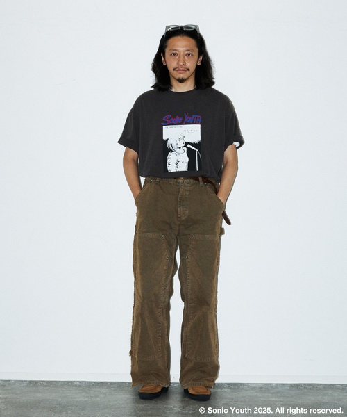 JOURNAL STANDARD（ジャーナルスタンダード）の「SONIC YOUTH / ソニック・ユース 別注 プリント Tシャツ（Tシャツ/カットソー・メンズ・ブラック系その他/ブラック/アーミー/ホワイト/ホワイト系その他/ブラウン/パープル・SMALL/MEDIUM/LARGE）」の20枚目の写真