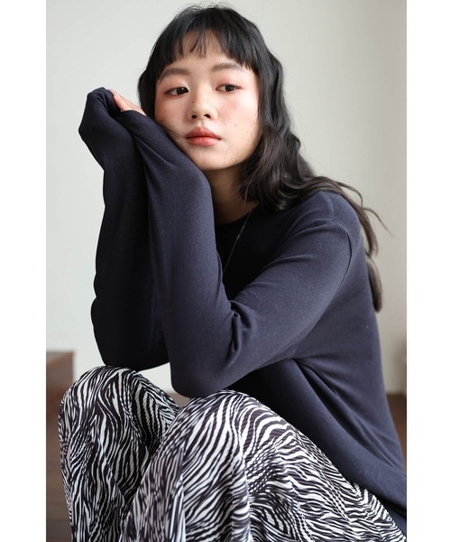 セール】カットソー レディース 長袖 トップス 薄手 カジュアル